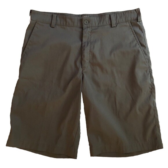 Nike Golf Dri Fit Shorts Mens Size 32 Tour Performance Tech 11" Inseam Charcoal - Picture 1 of 11